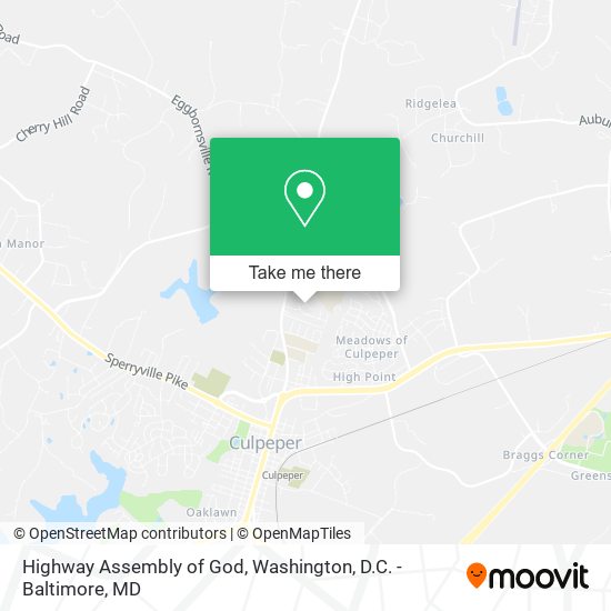 Highway Assembly of God map