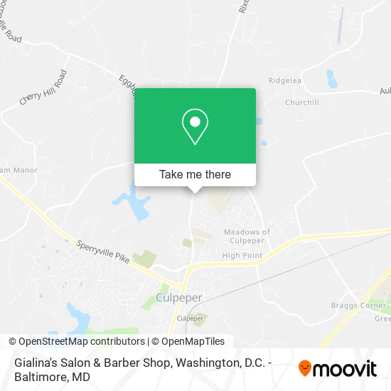 Mapa de Gialina's Salon & Barber Shop