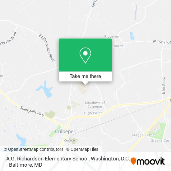 A.G. Richardson Elementary School map