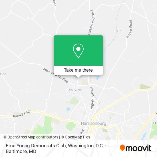 Emu Young Democrats Club map