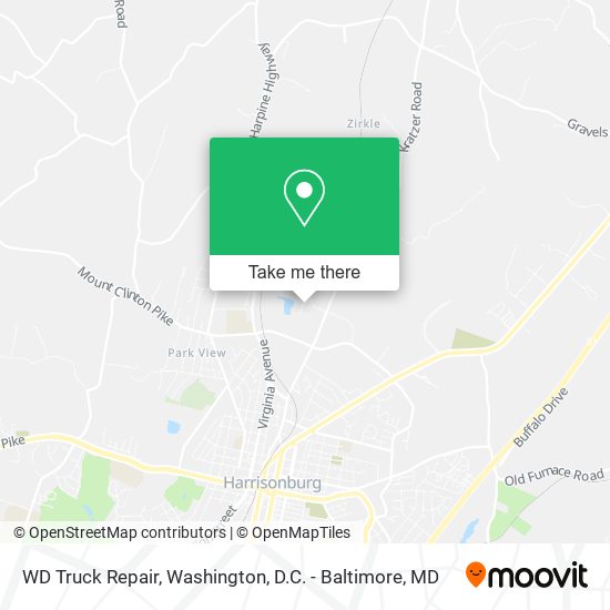 WD Truck Repair map