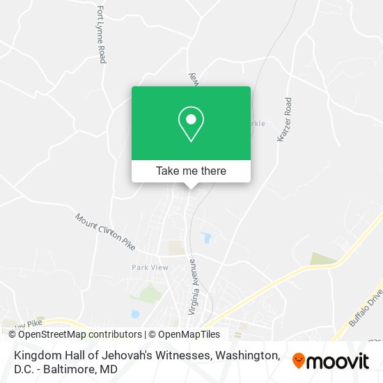 Mapa de Kingdom Hall of Jehovah's Witnesses