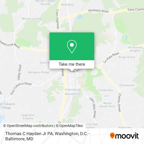 Mapa de Thomas C Hayden Jr PA
