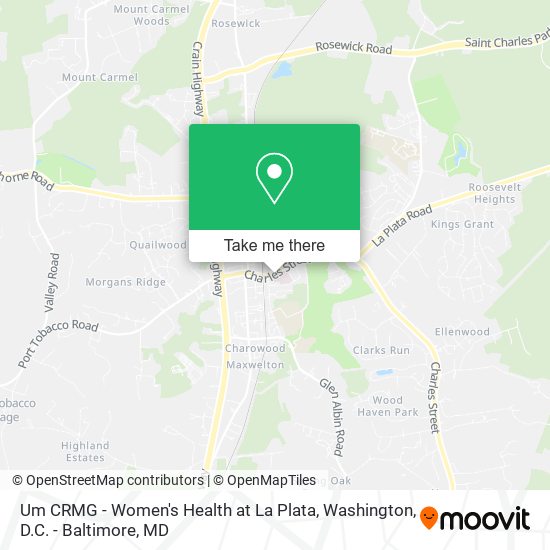 Um CRMG - Women's Health at La Plata map