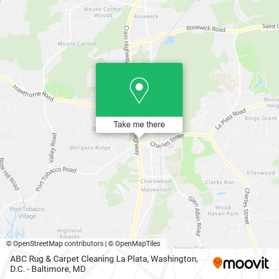 ABC Rug & Carpet Cleaning La Plata map