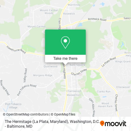 ¿Cómo llegar a The Hermitage (La Plata, Maryland) en Charles County en ...