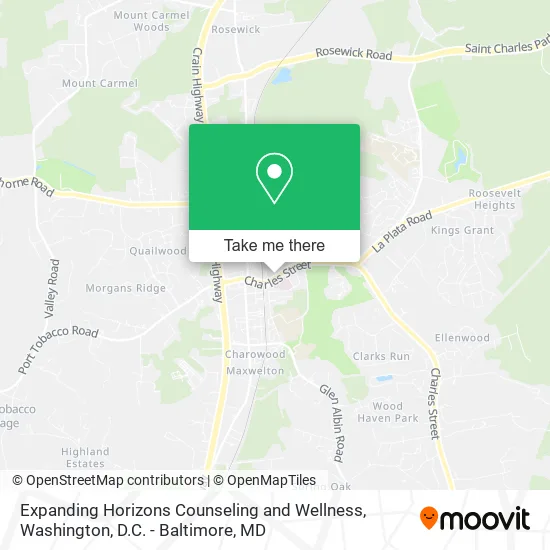 Expanding Horizons Counseling and Wellness map
