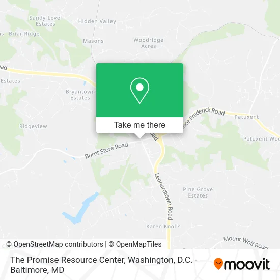 The Promise Resource Center map