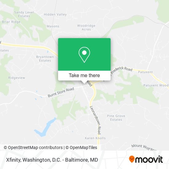 Xfinity map
