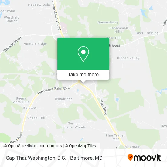 Sap Thai map