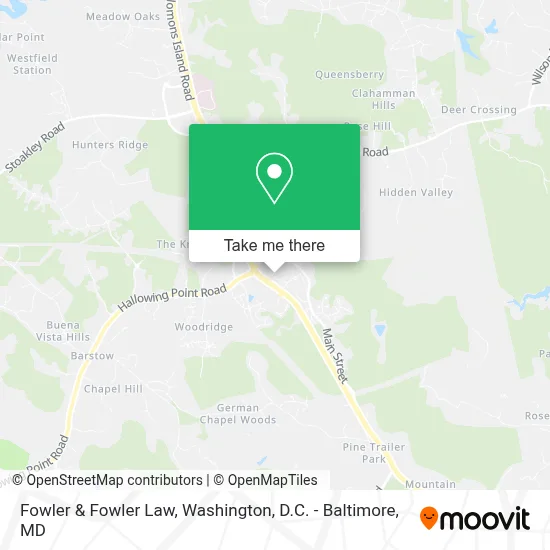 Fowler & Fowler Law map