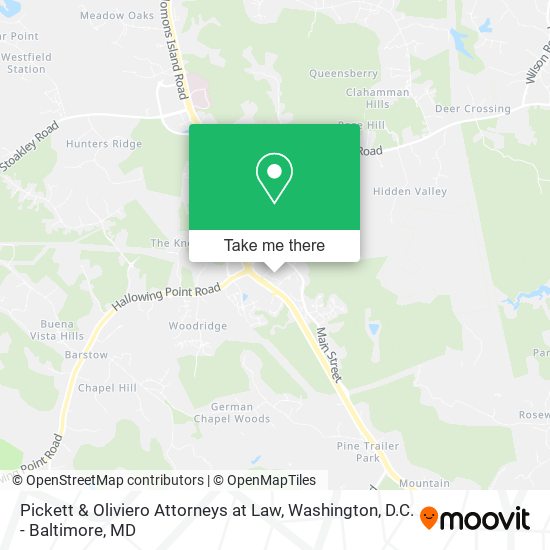 Mapa de Pickett & Oliviero Attorneys at Law