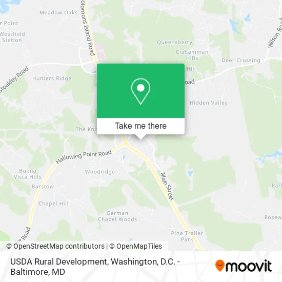 USDA Rural Development map