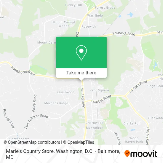 Marie's Country Store map