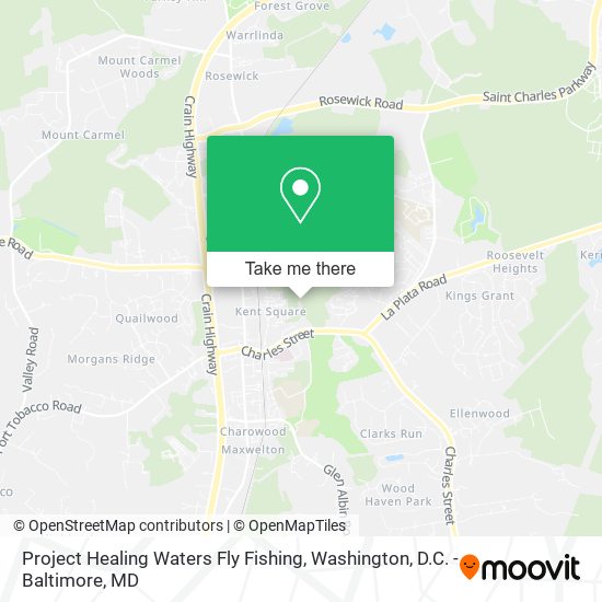 Project Healing Waters Fly Fishing map