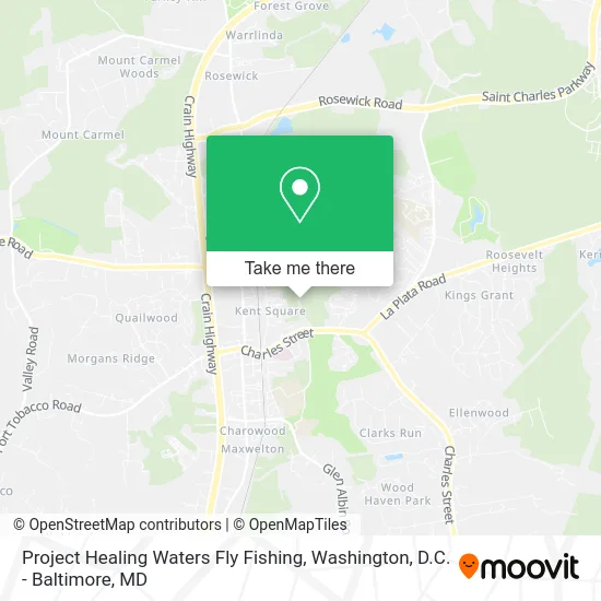 Project Healing Waters Fly Fishing map