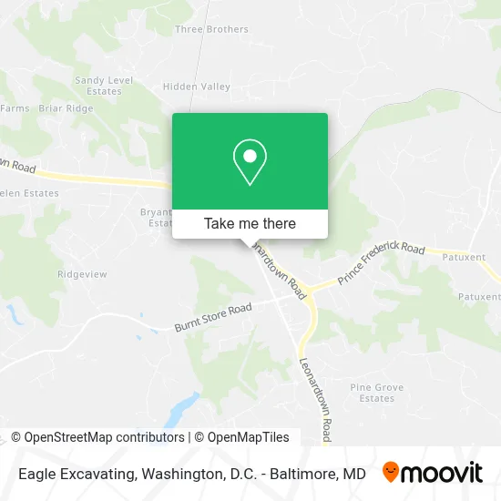Eagle Excavating map