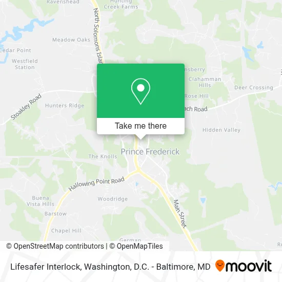 Lifesafer Interlock map