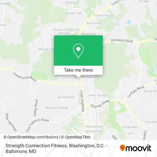 Mapa de Strength Connection Fitness