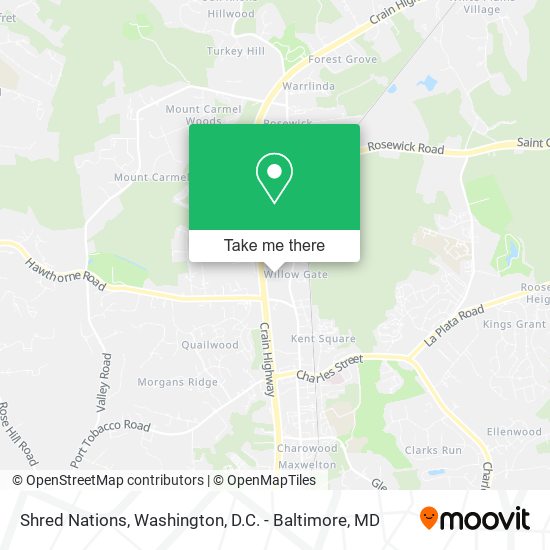 Shred Nations map