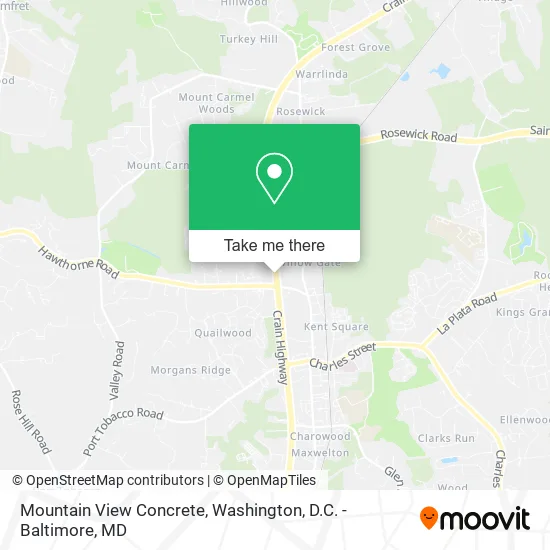 Mountain View Concrete map