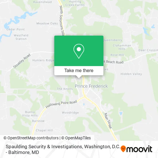 Spaulding Security & Investigations map