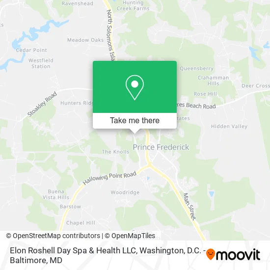 Elon Roshell Day Spa & Health LLC map