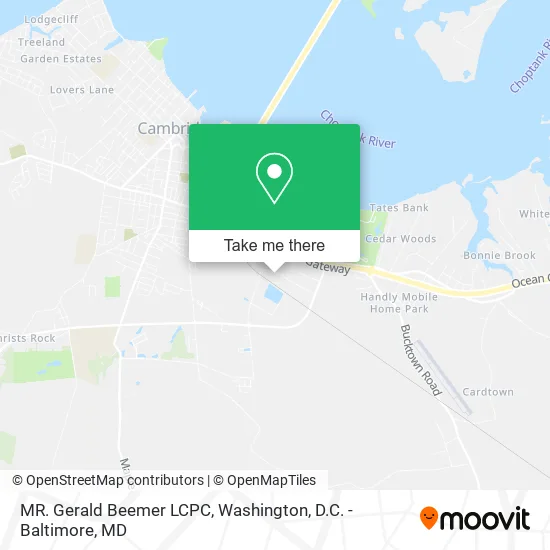 MR. Gerald Beemer LCPC map