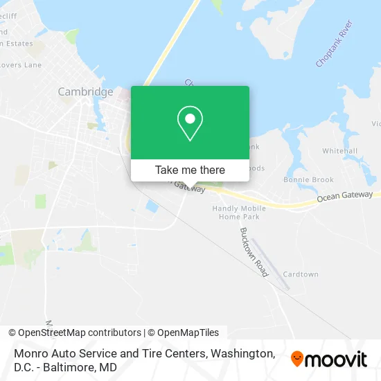 Monro Auto Service and Tire Centers map