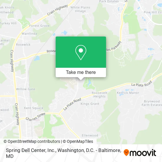 Spring Dell Center, Inc. map