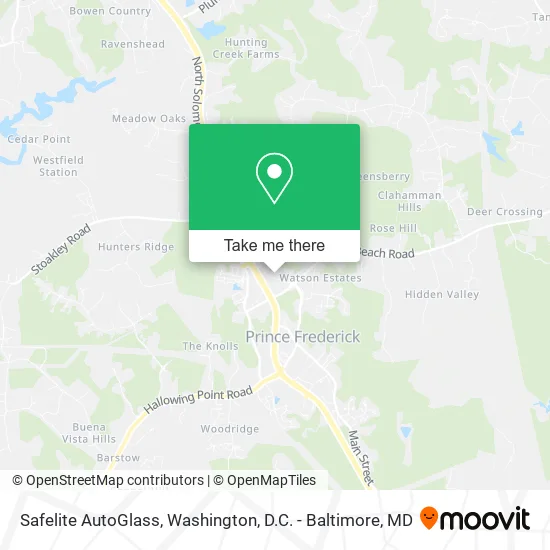 Safelite AutoGlass map