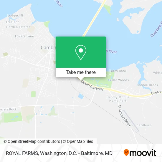 ROYAL FARMS map