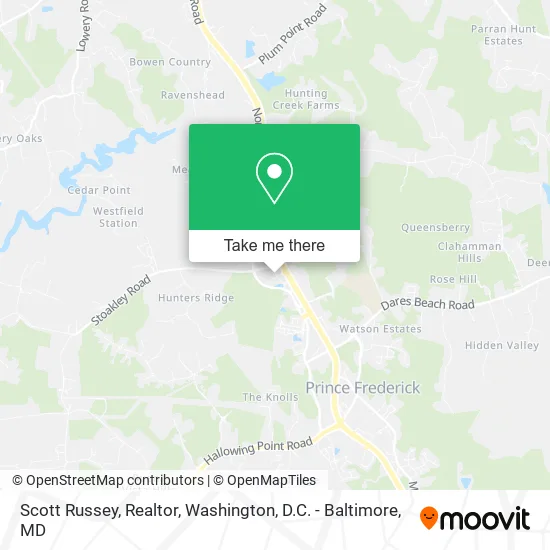 Scott Russey, Realtor map