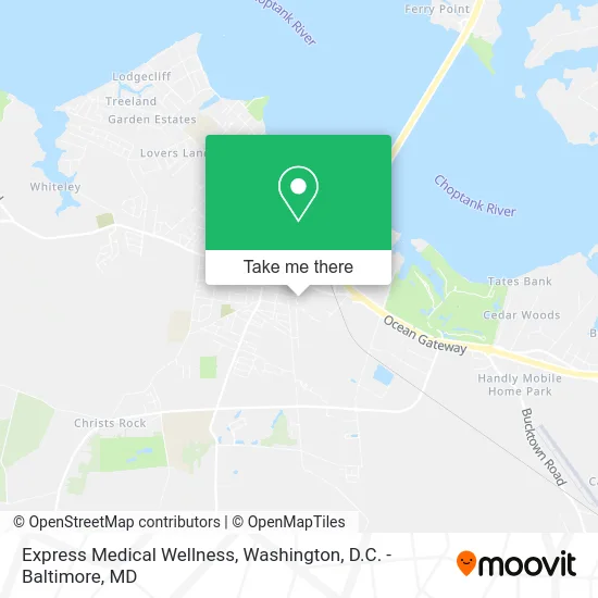 Express Medical Wellness map