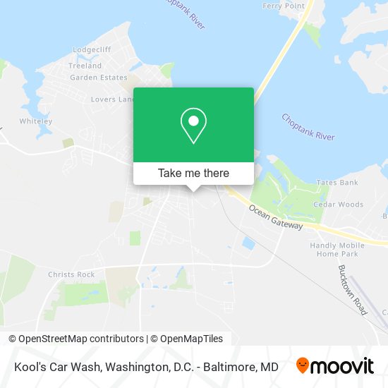 Kool's Car Wash map