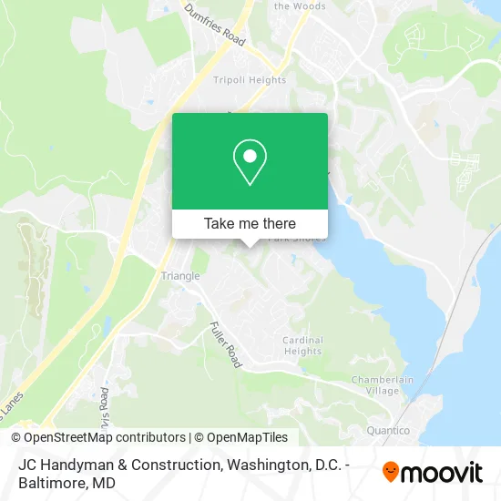 Mapa de JC Handyman & Construction