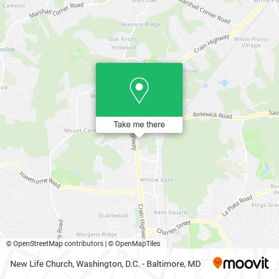 New Life Church map