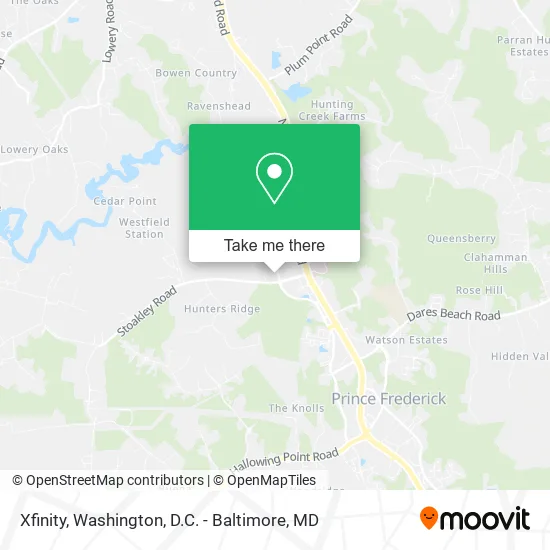 Xfinity map