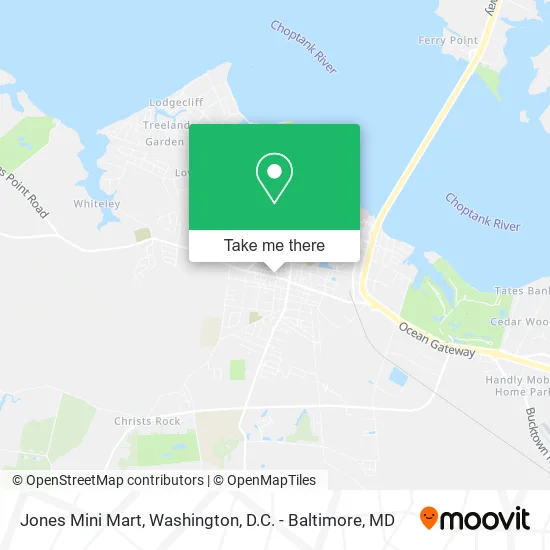 Mapa de Jones Mini Mart