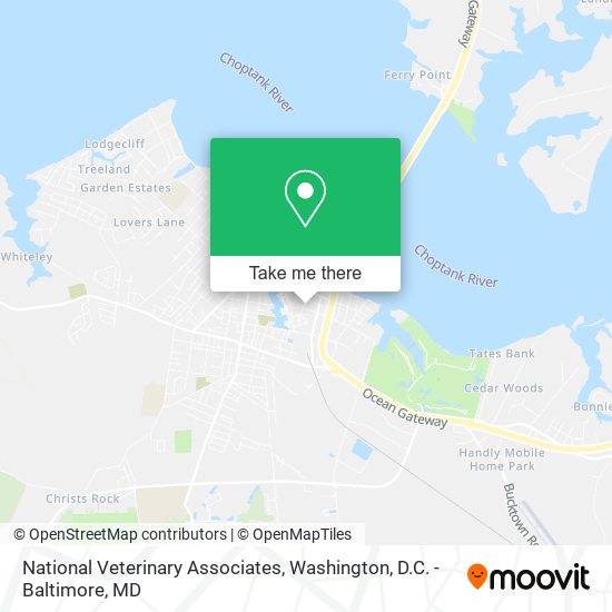 National Veterinary Associates map