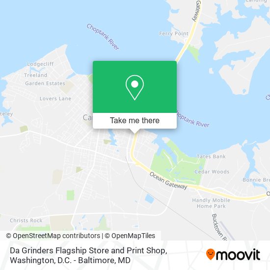 Mapa de Da Grinders Flagship Store and Print Shop
