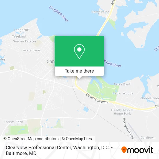 Clearview Professional Center map