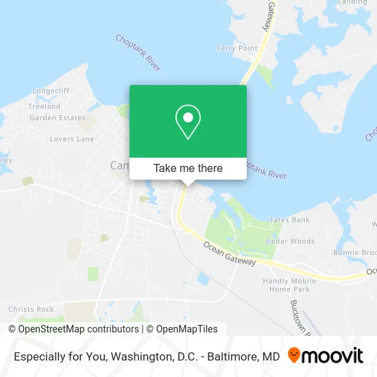 Especially for You map