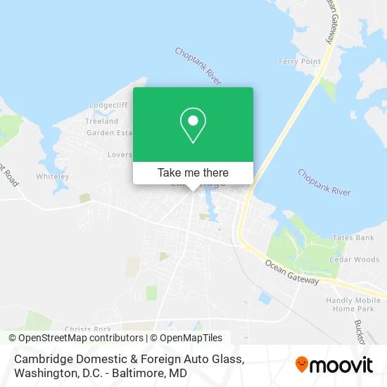 Cambridge Domestic & Foreign Auto Glass map