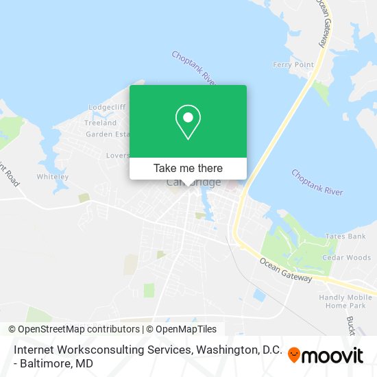 Internet Worksconsulting Services map