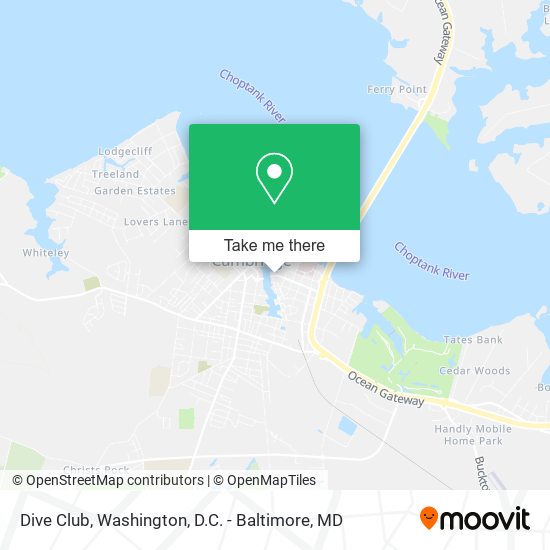 Mapa de Dive Club