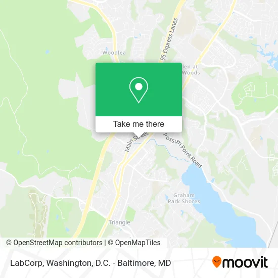 LabCorp map
