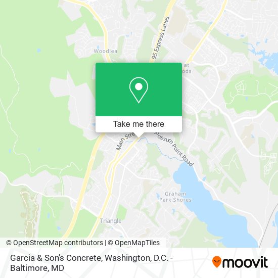 Garcia & Son's Concrete map