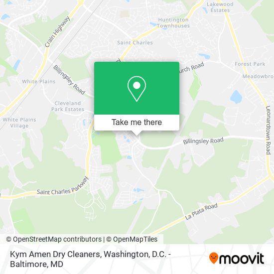 Mapa de Kym Amen Dry Cleaners