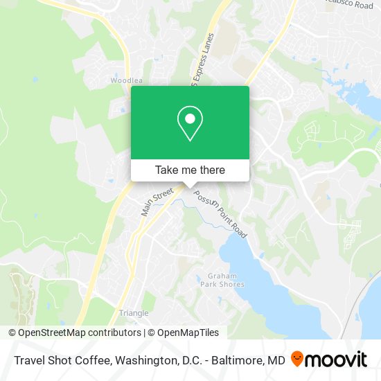 Travel Shot Coffee map